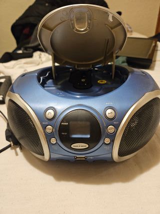 Reproductor CD Digital Audio Azul