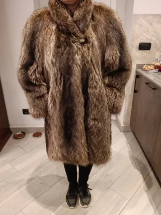 Pelliccia lunga marrone