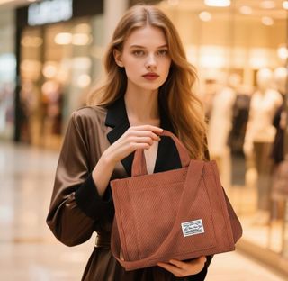 Borsa tot in velluto