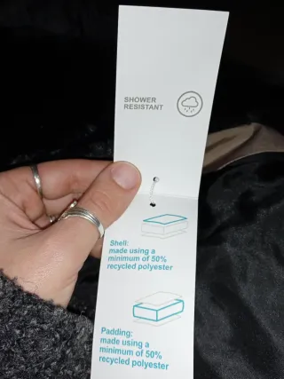 Chaquetón largo Primark beige talla M