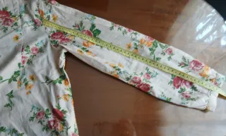 Camiseta Zara niña floral manga larga