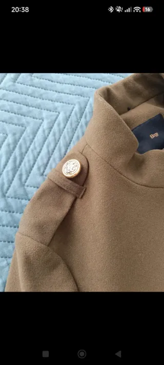 Abrigo verde militar mujer