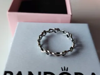 Anillo Pandora Corazones Anudados Plata