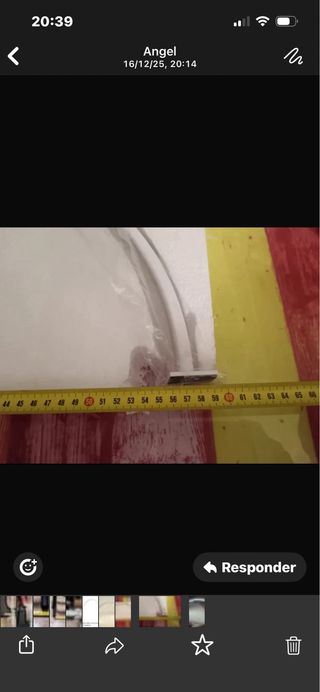 Lámpara Arco Circular Blanca