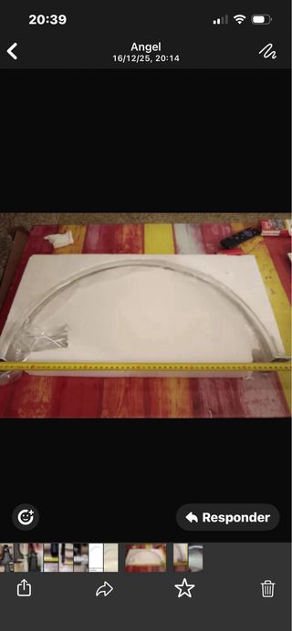 Lámpara Arco Circular Blanca