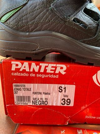 Zapatos de seguridad Panter Jonas Talla 39