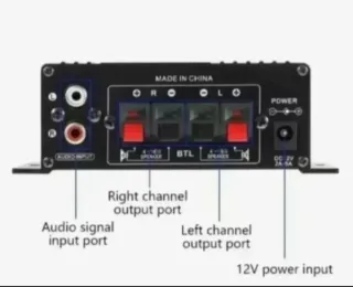 Amplificador de Audio AK170 400W + Alimentador