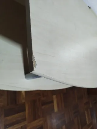 Mesa TV 3 compartimentos beige/gris