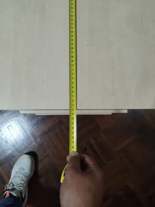 Mesa TV 3 compartimentos beige/gris