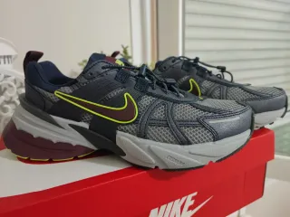 Zapatillas Nike V2k Mujer Azul Gris