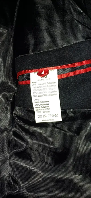 Cappotto Pierre Cardin Uomo Nero