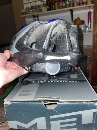 Casco MET Crackerjack Unisex Azul/Gris