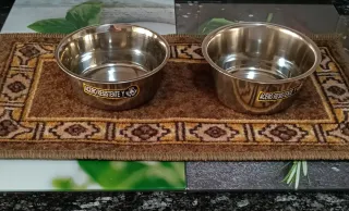 Comedero y Bebedero Perro Aluminio