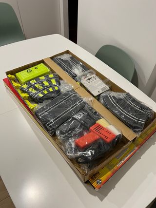 Pista de coches Scalextric Double Super 8 completo