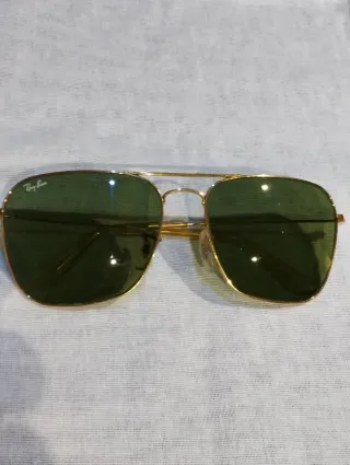 Gafas Ray-Ban Caravan B&L USA Doradas Verdes