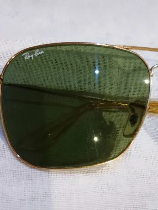 Gafas Ray-Ban Caravan B&L USA Doradas Verdes
