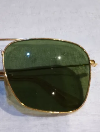 Gafas Ray-Ban Caravan B&L USA Doradas Verdes