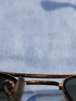 Gafas Ray-Ban Caravan B&L USA Doradas Verdes