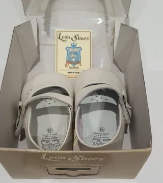 Zapatos bebé ceremonia León Shoes T19