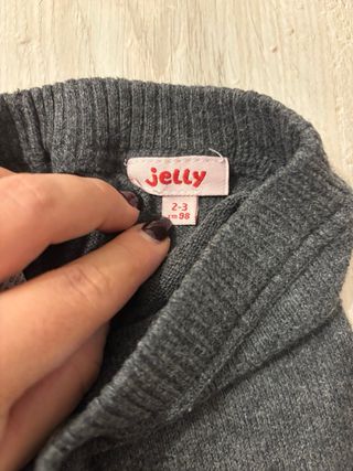 Pantaloni maglia grigi Jelly 2/3 anni - 98 cm