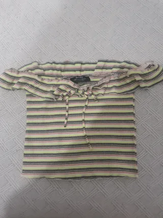 Camiseta Bershka rayas talla XS