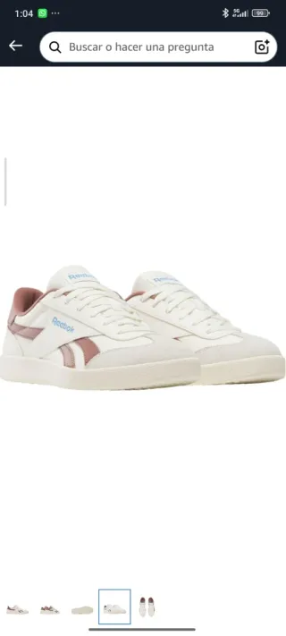 Zapatillas Reebok Blancas y Marrones