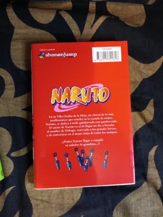 Naruto Colección Manga libros nº 01, 02, 03, 04