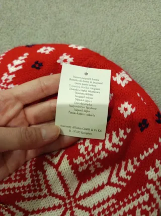 Gorro punto Invierno Navidad Unisex. NUEVO