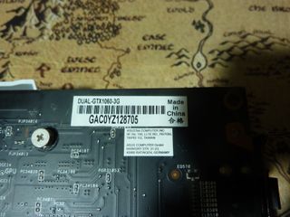 Tarjeta Gráfica ASUS GTX 1060