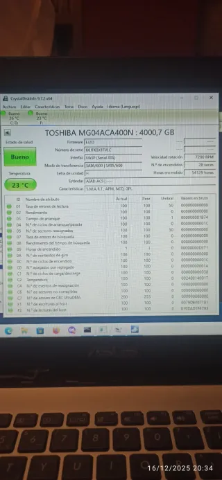 2 Discos Duros Dell/Toshiba 4TB