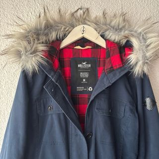 Abrigo azul Hollister