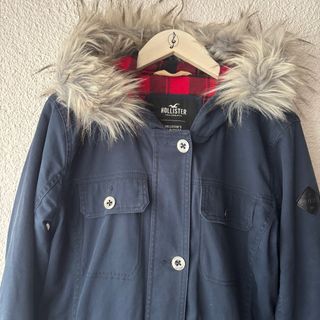 Abrigo azul Hollister