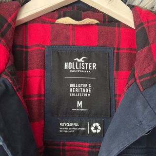 Abrigo azul Hollister