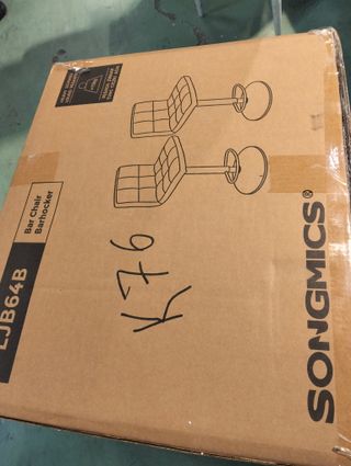 SONGMICS Sgabello da Bar Set di 2