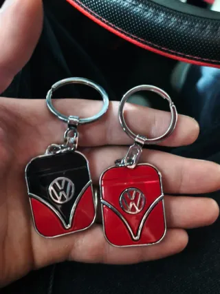 Portachiavi Volkswagen Bulli Rosso/Nero
