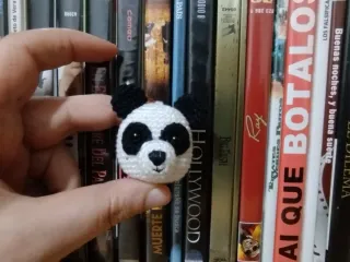 Llavero Oso Panda Crochet