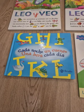 Lote 4 libri per bambini Leo e Vedo + altri