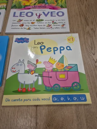 Lote 4 libri per bambini Leo e Vedo + altri