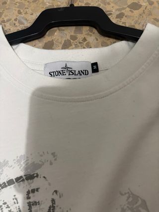 Camiseta Stone Island Blanca Básica