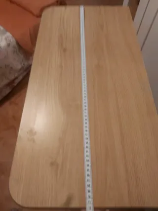 Mesa extensible madera con 2 sillas