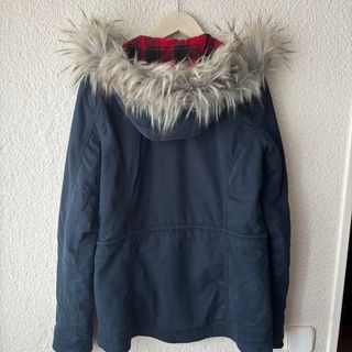 Abrigo azul Hollister