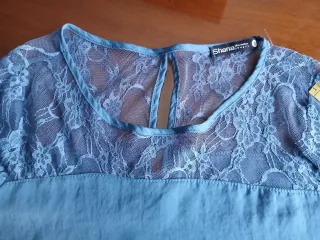 Camisa Shana azul talla M/38/10