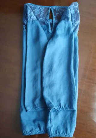 Camisa Shana azul talla M/38/10