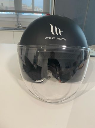 Casco MTHELTETS Negro con Visera