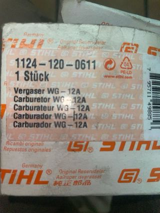 Carburador Stihl 1124-120-0611 WG-12A