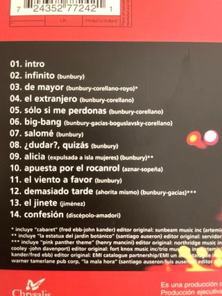 CD Bunbury Pequeño Cabaret Ambulante