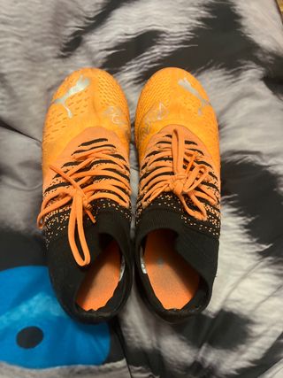Botas de fútbol Puma Talla 37 Naranja
