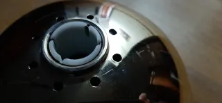 Lámpara Fibra Óptica Dorada