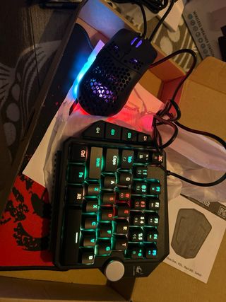 Teclado Gaming Negro/Plata