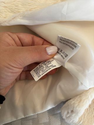 Scaldacuore bianco Miss Brum simil pelliccia